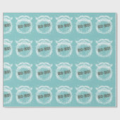 Ho-Ho Weihnachtsfeiertag Weihnachtsfest - Weihnach Geschenkpapier (Flach)