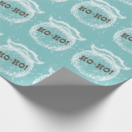 Ho-Ho Weihnachtsfeiertag Weihnachtsfest - Weihnach Geschenkpapier (Ecke)