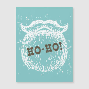 Ho-Ho Weihnachtsfeiertag Weihnachtsfest - Weihnach Magnetkarte