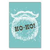 Ho-Ho Weihnachtsfeiertag Weihnachtsfest - Weihnach Tischnummer (Rückseite)