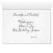 Ho Ho, Weihnachtsmannmütze Traditionelle Weihnacht (Innenansicht Horizontal (Unten))