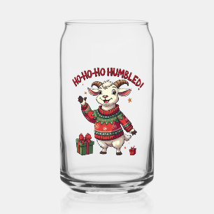 Ho Ho Weihnachtsmannmütze Weihnachtsziege Dosenglas
