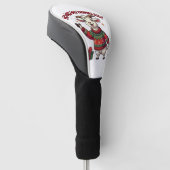 Ho Ho Weihnachtsmannmütze Weihnachtsziege Golf Headcover (angewinkelt)