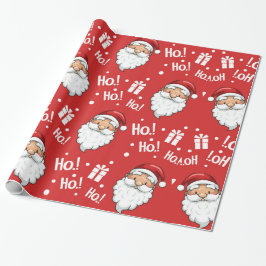 Ho Ho Weihnachtswrapping Paper Geschenkpapier