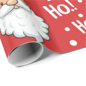 Ho Ho Weihnachtswrapping Paper Geschenkpapier (Rolleneckpunkt)