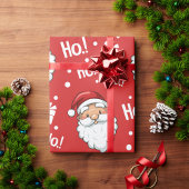 Ho Ho Weihnachtswrapping Paper Geschenkpapier