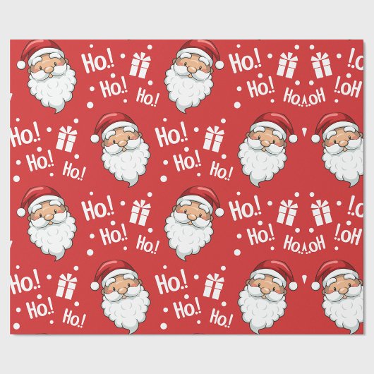 Ho Ho Weihnachtswrapping Paper Geschenkpapier