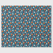 Ho Ho Weihnachtswrapping Paper Geschenkpapier (Flach)