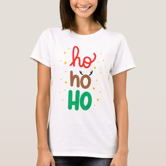 Ho Ho White Shirt for Women (Vorderseite)