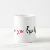 Ho Ho Xo WeihnachtsTasse Kaffeetasse (Mittel)