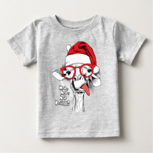 Ho Ho Y’all Giraffe Baby T - Shirt