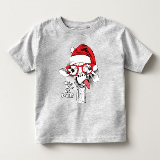 Ho Ho Y’all Giraffe Baby T - Shirt (Vorderseite)