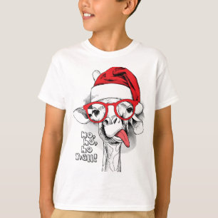 Ho Ho Y’all Giraffe Boys T-Shirt