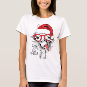 Ho Ho Y’all Giraffe Women T-Shirt