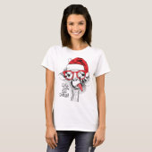 Ho Ho Y’all Giraffe Women T-Shirt (Vorne ganz)