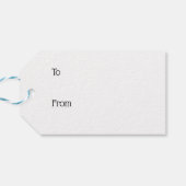 Ho Ho zu Auswirkungen auf den roten Glitzer Geschenkanhänger (Rückseite Horizontal)