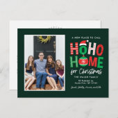 Ho Ho Zuhause Weihnachts-Bewegung Ankündigung Post (Vorne/Hinten)