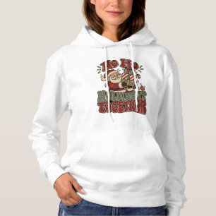 Ho Ho Zusammenhalten Lustiges Weihnachten Hoodie
