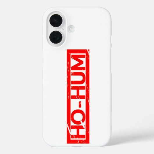 Ho-hum Briefmarke Case-Mate iPhone Hülle (Rückseite)