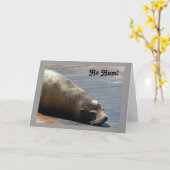 HO HUM! KEIN 50. GEBURTSTAG. KARTE (Gelbe Blume)