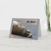 HO HUM! KEIN 50. GEBURTSTAG. KARTE (Vorderseite)