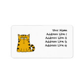 Ho Hum Kitty Adressaufkleber (Vorne)