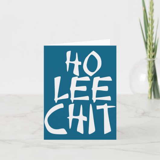 Ho Lee Chit Lustiger Asiate Karte (Vorderseite)