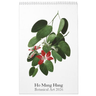 Ho Mang Hang, Botanischer Kunstkalender 2026 Kalender