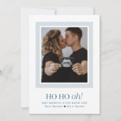 Ho Oh, Schwangerschaft Ankündigung Weihnachtskarte (Vorderseite)