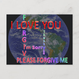 Ho' oponopono Earth Postkarte