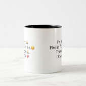 Ho oponopono Gebets-Tasse Zweifarbige Tasse (Mittel)