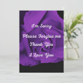 Ho' oponopono oder hawaiianisches Verfallsgebet Einladung (Stehend Vorderseite)