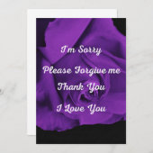 Ho' oponopono oder hawaiianisches Verfallsgebet Einladung (Vorne/Hinten)