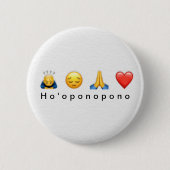 Ho’oponopono Prayer Button (Vorderseite)