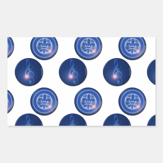 Ho´oponopono Wappenlilie und Schlüssel der Sonne Rechteckiger Aufkleber (Vorderseite)