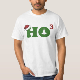 Ho Rauminhalt berechnete frohe Weihnachten T-Shirt