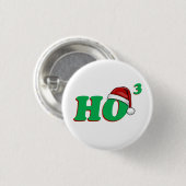 Ho (Rauminhalt berechneter) Spaß des Weihnachten3 Button (Vorne & Hinten)