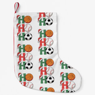 Ho Santa Weihnachten Basketball Baseball Fußball X Kleiner Weihnachtsstrumpf