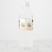 Ho Segler! Boy Pirate Birthday Wasserflaschenetikett (Rückseite)