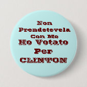 Ho votato pro CLINTON Button (Vorderseite)