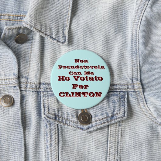 Ho votato pro CLINTON Button (Beispiel)