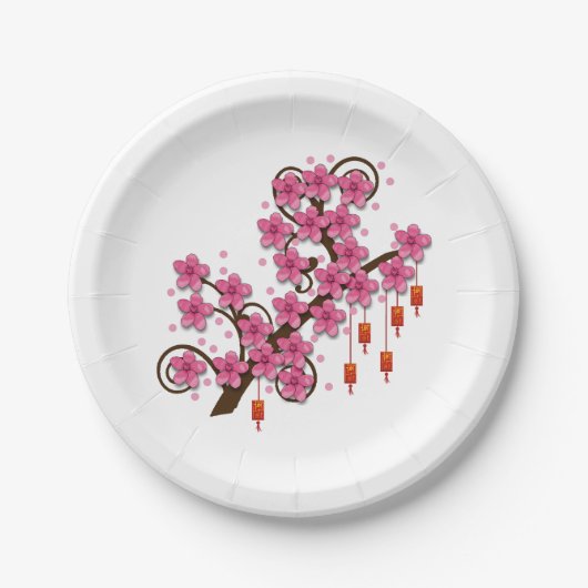 Hoa Dao Pappteller (Vorderseite)