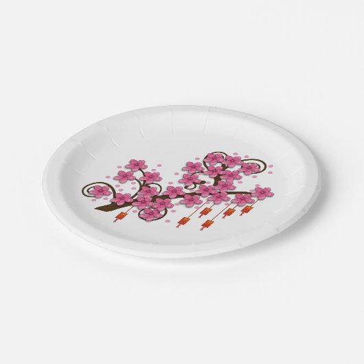 Hoa Dao Pappteller (Schrägansicht)