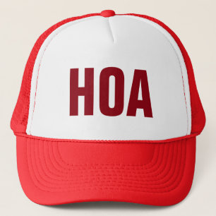 HOA freiwilliger/offizieller Hut Truckerkappe