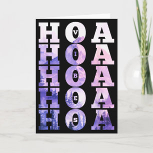 Hoa Hoa Hoa Hoa Hoa Saison Stimmung Karte