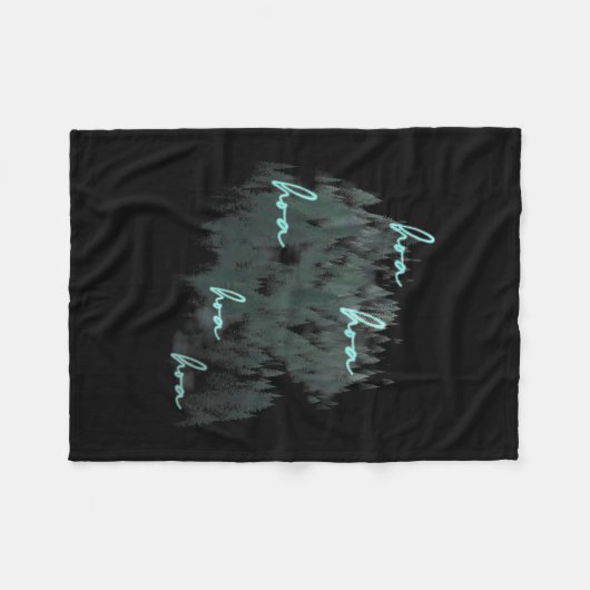 Hoa Hoa Hoa Hoa Saison Fleecedecke (Vorderseite (Horizontal))