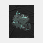 Hoa Hoa Hoa Hoa Saison Fleecedecke (Vorderseite)