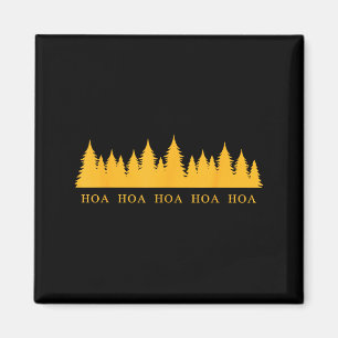 Hoa Hoa Hoa Saisonal Vibes Wald Fühlt Sich An Wie  Magnet