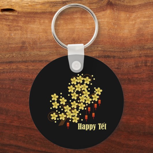 Hoa Mai Tet Design Schlüsselanhänger (Vorderseite)