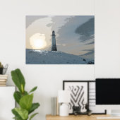 Hoad Monument, Ulverston, John Barrow, Leuchtturm Poster (Heimbüro)